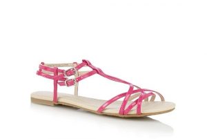 Pink Strappy Sandals Pictures