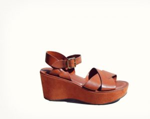 Platform Brown Sandals