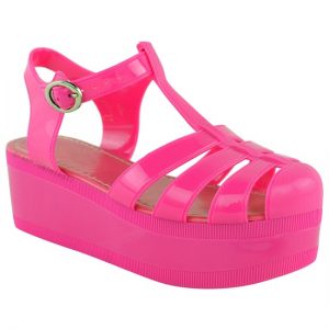 Platform Jelly Sandals