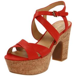 Platform Red Sandals