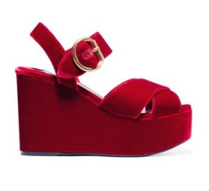 Red Platform Sandals - CraftySandals.com