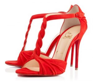 Red High Heel Sandals