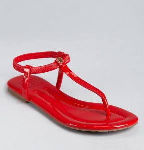 Red Sandals Flat