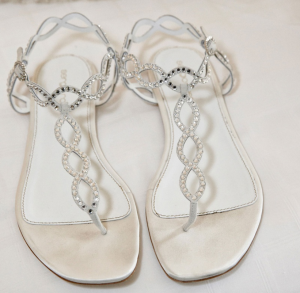 Rhinestone Sandals Wedding