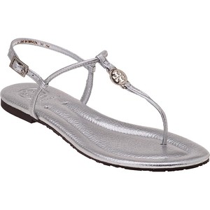 Silver Thong Sandals | CraftySandals.com