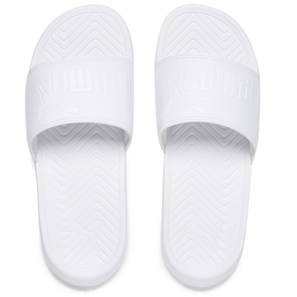 White Slide Sandals | CraftySandals.com
