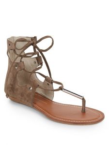 Suede Gladiator Sandal