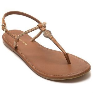 T Strap Sandals Flat Images