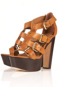 Tan Platform Sandals Images