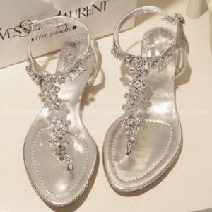 Wedding Rhinestone Sandals