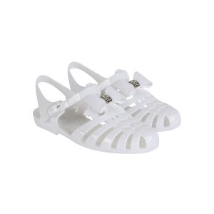 White Jelly Sandals