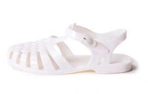 White Jelly Sandals Images