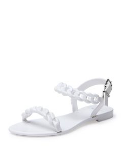 White Jelly Sandals Pictures