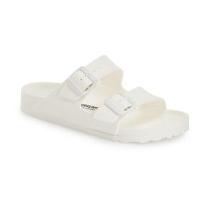 White Slide Sandals Images