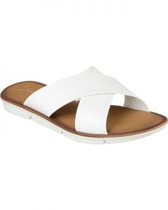 White Slide Sandals Pictures