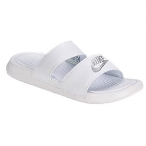 White Slide Sandals Women