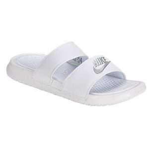 White Slide Sandals - CraftySandals.com