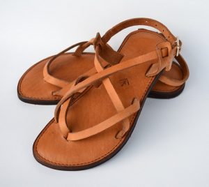 Womens Flat Leather Sandals