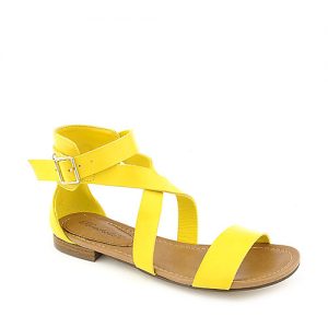 Yellow Flat Sandal