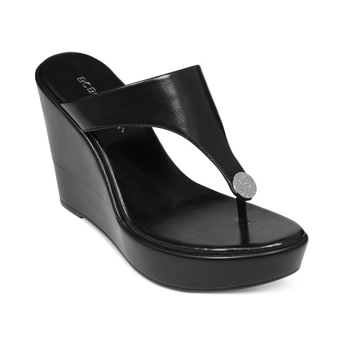 thong wedge shoes