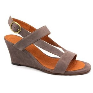 Grey Wedge Sandals - CraftySandals.com