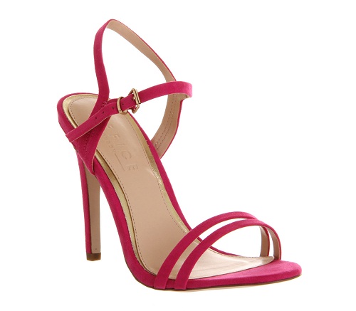 Pink Sandal with Heels - CraftySandals.com