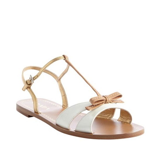 White and Gold Sandals - CraftySandals.com