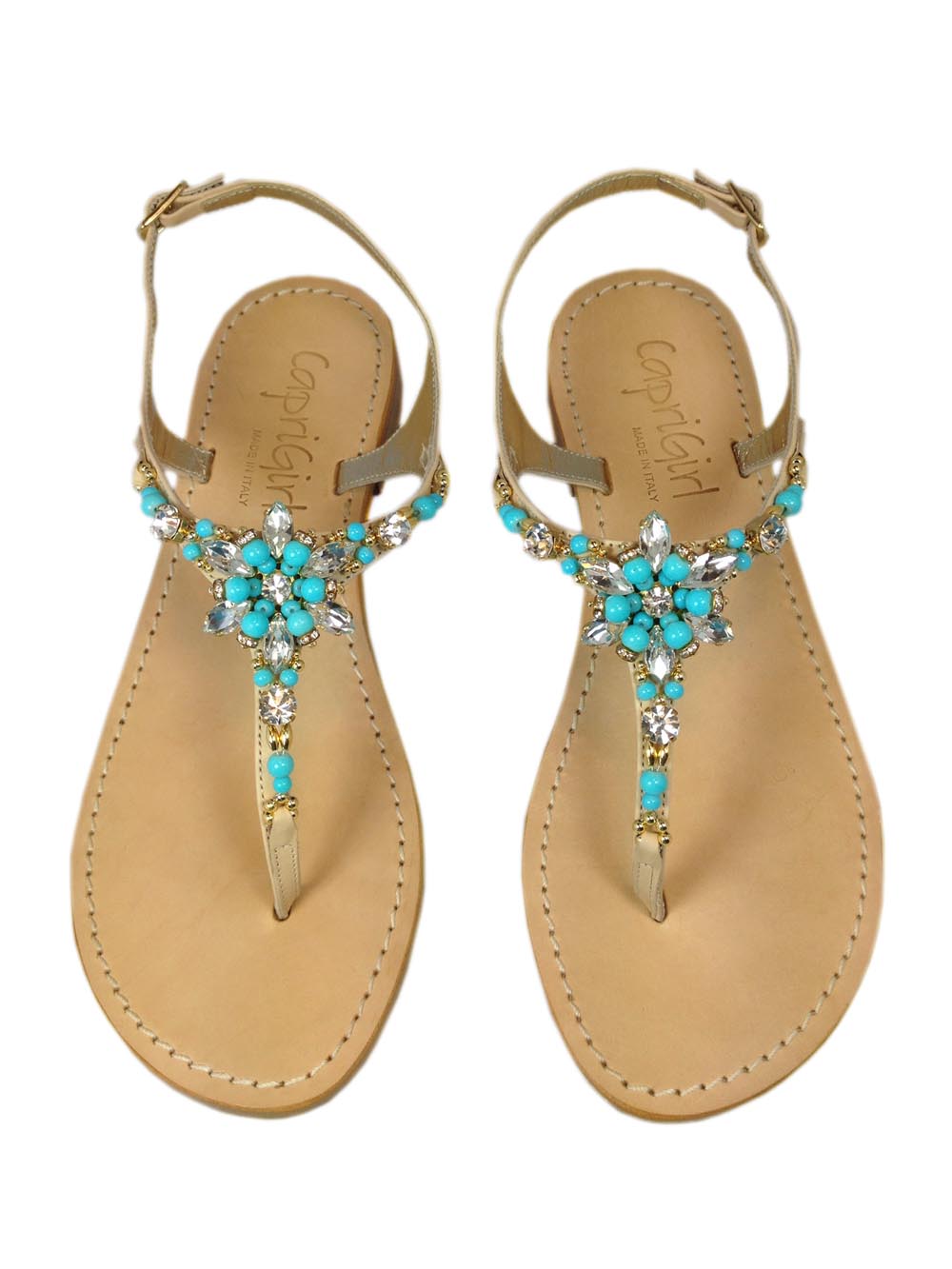 turquoise footwear