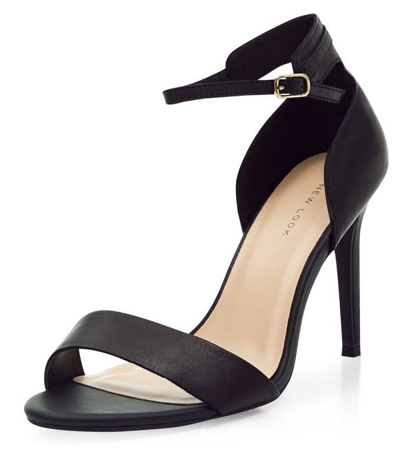 Black Ankle Strap Sandals - CraftySandals.com