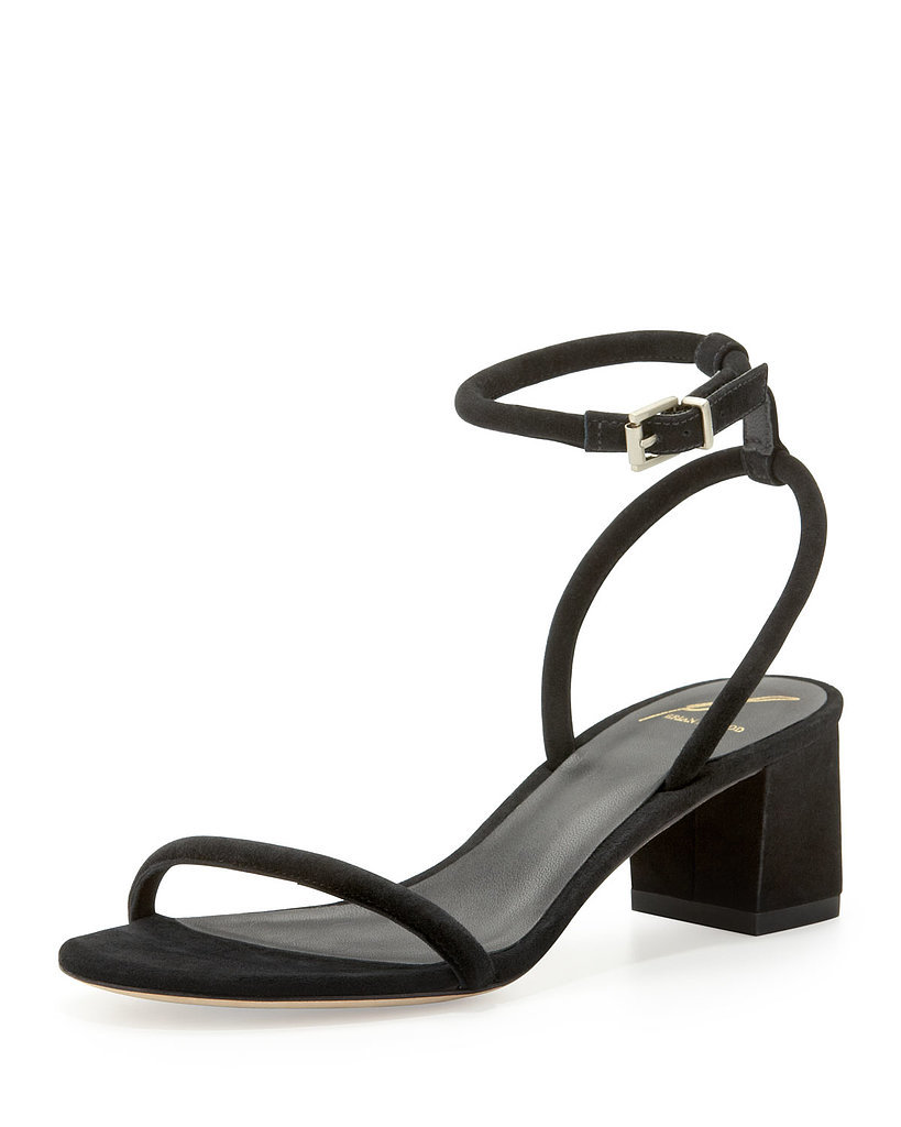 Black Ankle Strap Sandals - CraftySandals.com