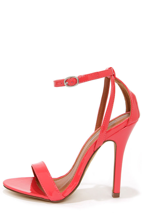 Buy > coral heeled sandals > in stock