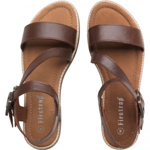 Brown Leather Sandals - CraftySandals.com
