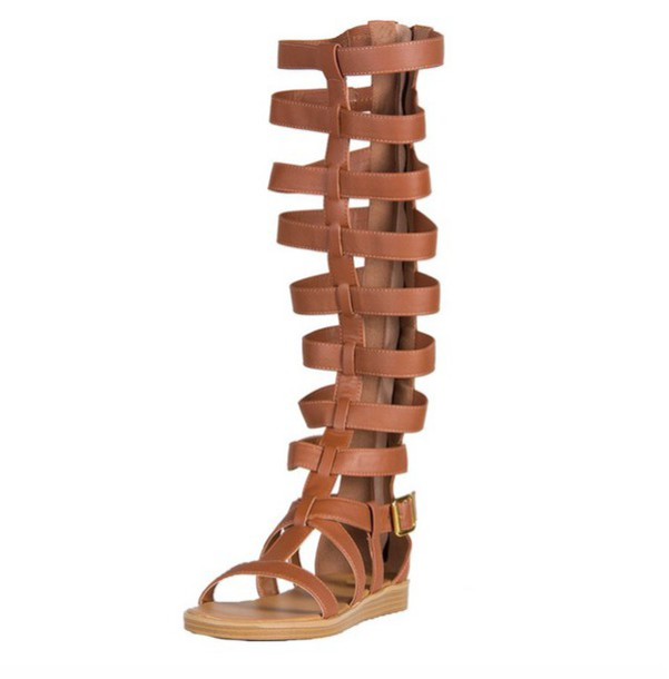 Brown Gladiator Sandals | CraftySandals.com