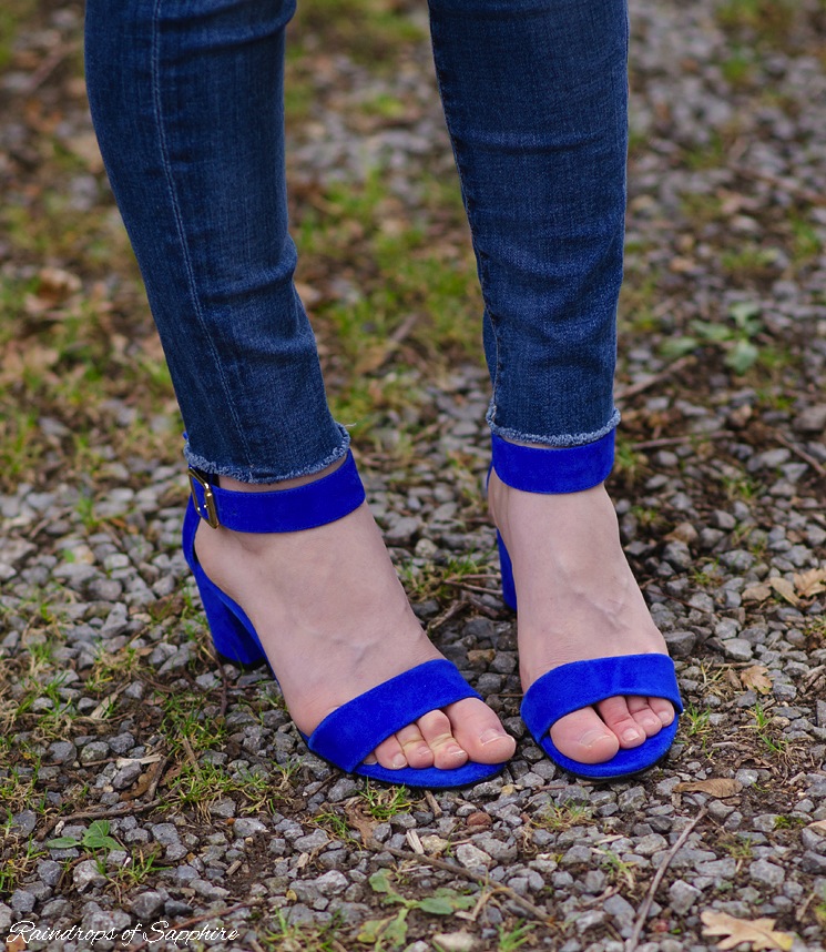 Cobalt Blue Sandals - CraftySandals.com