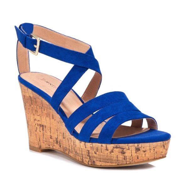 Cobalt Blue Sandals - CraftySandals.com