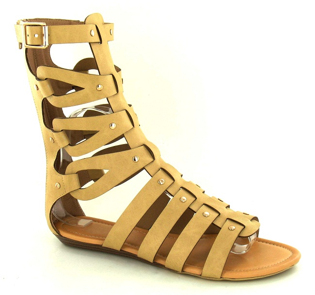 Mid-Calf Gladiator Sandals - CraftySandals.com