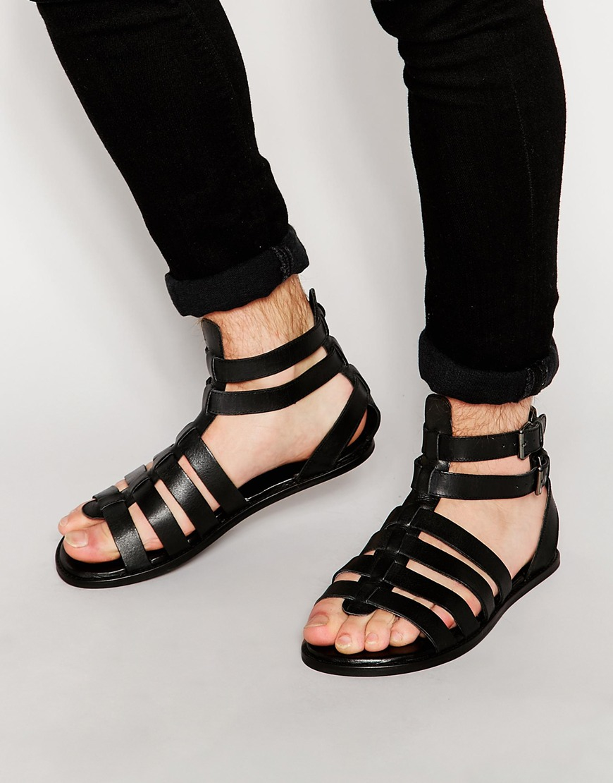 Leather Gladiator Sandals - CraftySandals.com