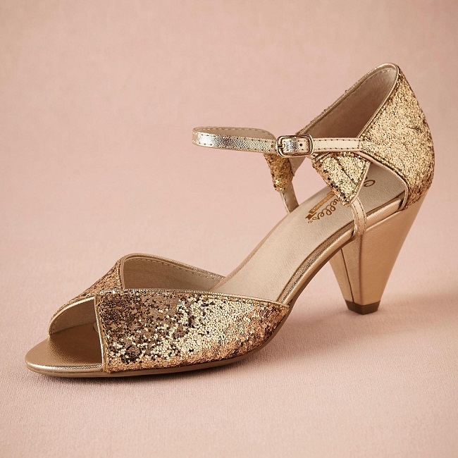 gold sandals for wedding