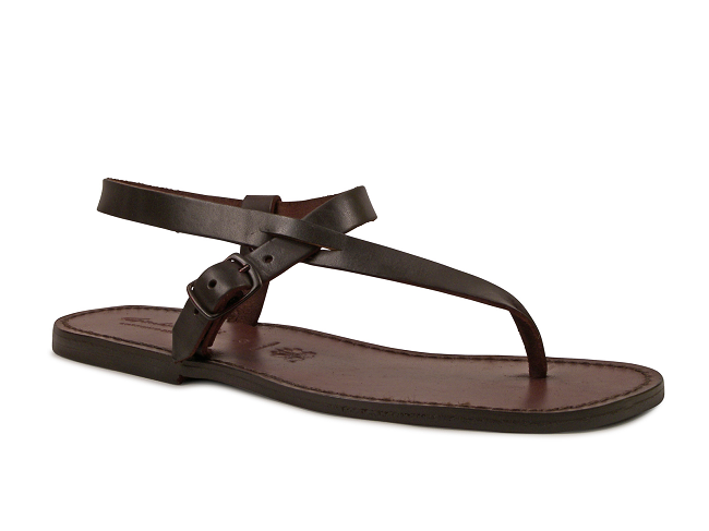 thong sandals with backstrap