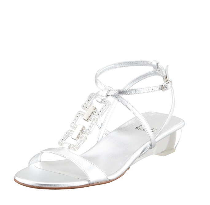 Silver Wedge Sandals | CraftySandals.com