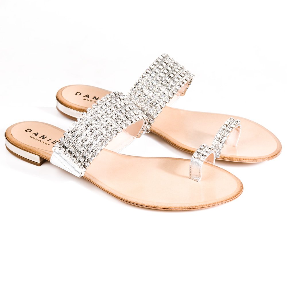 Buy > rhinestone flats sandals > in stock