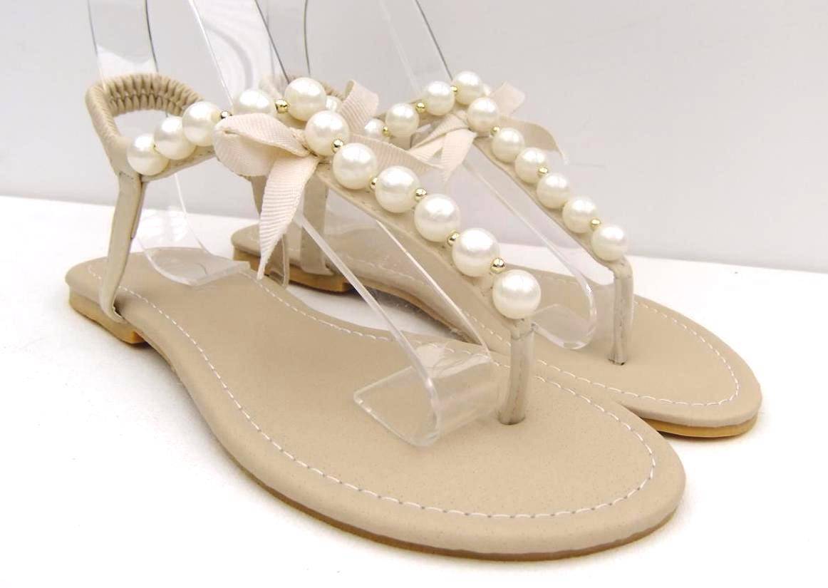 girls pearl sandals