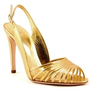 Gold Strappy Sandals - CraftySandals.com