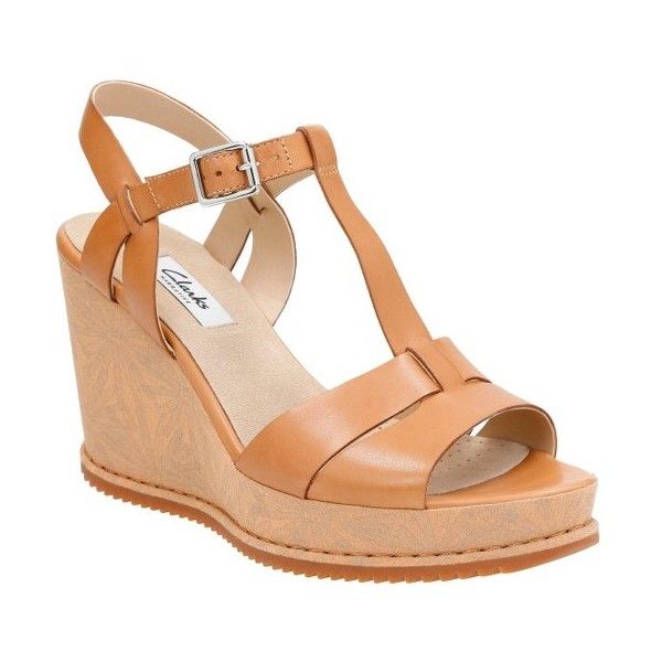 Tan Wedge Sandals | CraftySandals.com