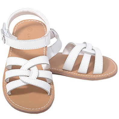 White Toddler Sandals - CraftySandals.com