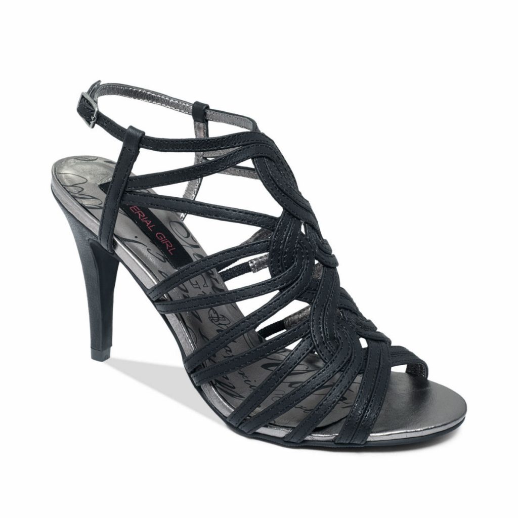 best black strappy sandals