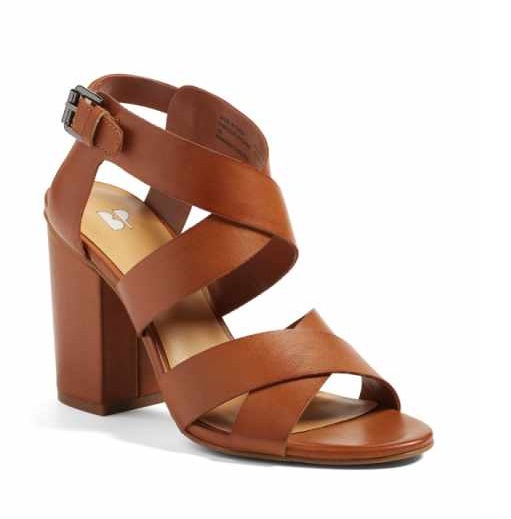 Brown Sandal with Heels - CraftySandals.com