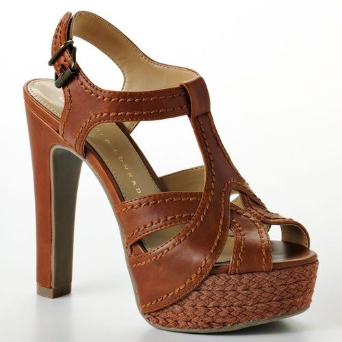 Brown Sandal with Heels - CraftySandals.com