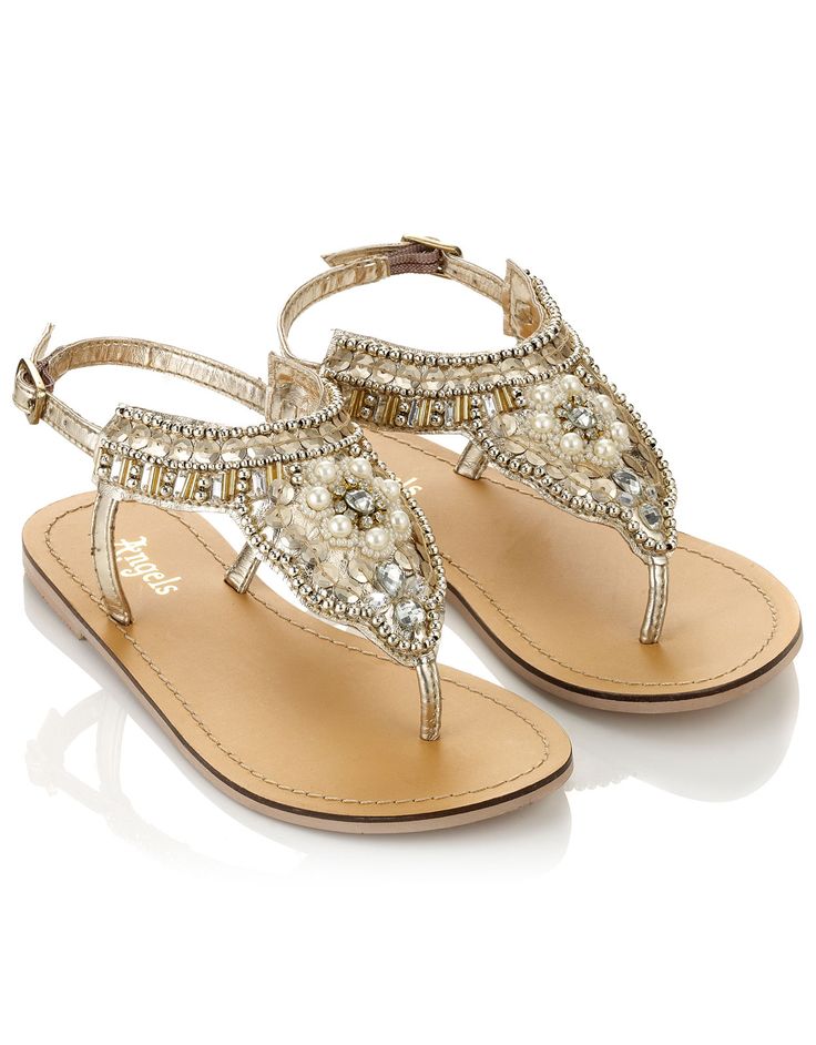 ladies jewelled sandals