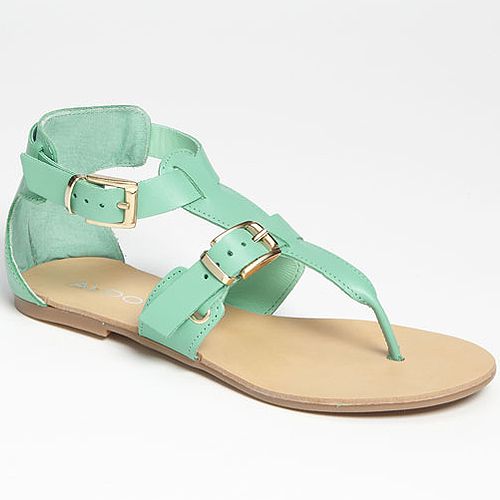 mint green sandles